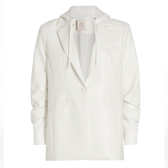 cinq a sept Jackets & Blazers - Cinq a Sept Khloe faux leather hooded jacket